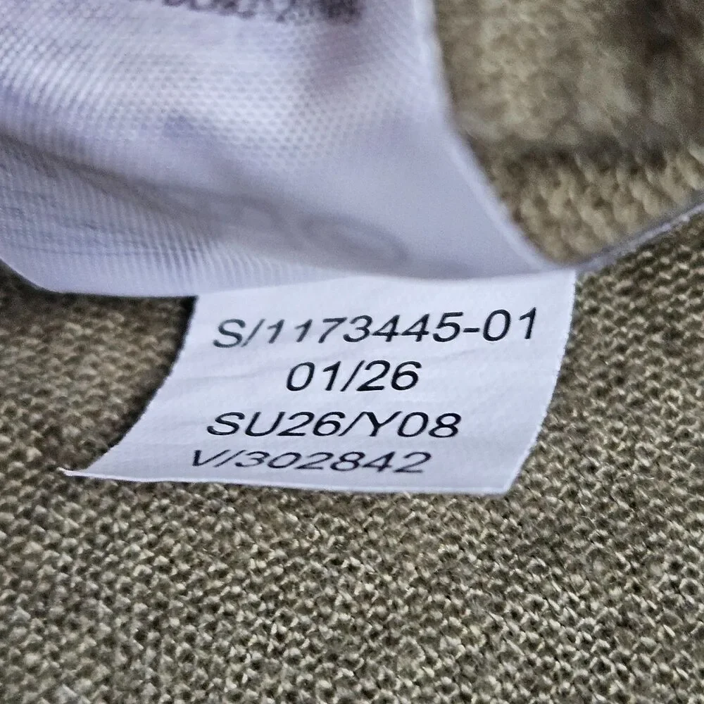 Banana Republic Linen Blend Chore Jacket Men's Large Olive Green Workwear